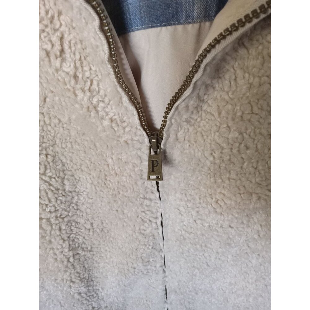 Pendleton Sherpa Outer Full Zip Jacket With Plaid… - image 3